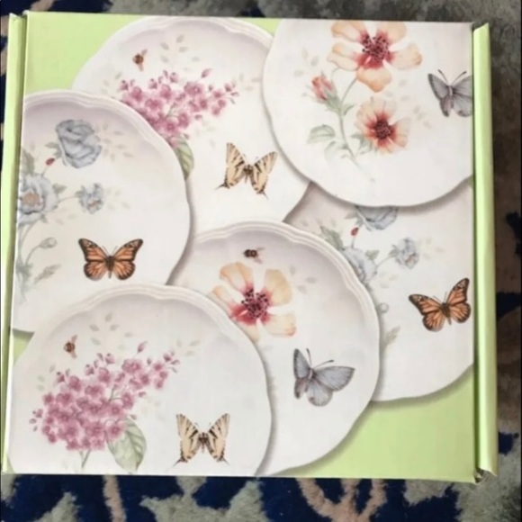 Lenox Butterfly Meadow Party Plates 6 pcs